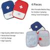 Portable First Aid Medical Kit Travel Outdoor Camping Emergency Medicine Storage Bag Travel Mini EDC Pouch Organizer Pill Case