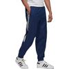 Adidas Originals Trefoil Однотонный логотип с принтом в полоску и манжетами Спортивные брюки Мужские брюки Темно-синие HL2193