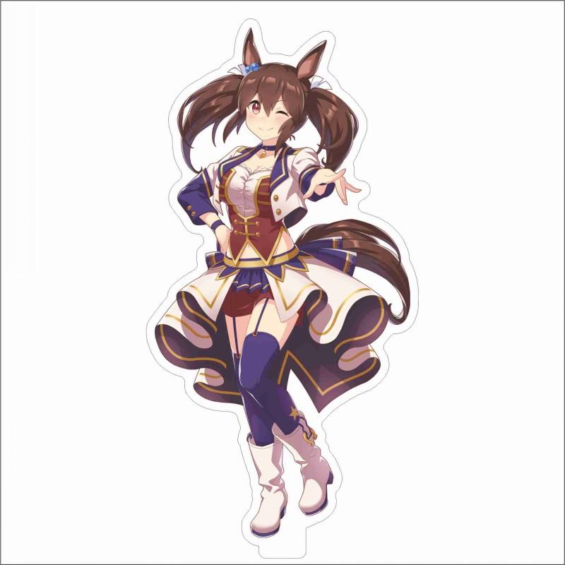 Япония красивая дербиль 15 см персонажи мультфильмов акриловая двухсторонняя подставка модель каваи милая офисная декоративная панель постоянные поклонники записи