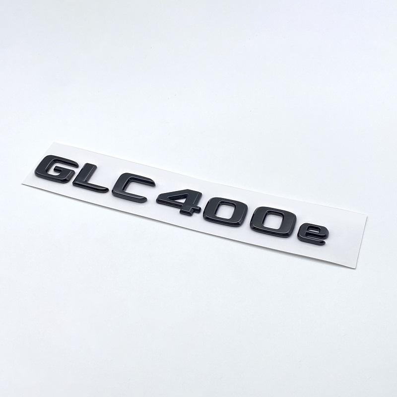 3D Chrome Black Letters GLC300de GLC300e GLC350e GLC400e 4Matic Emblem for Mercedes Benz GLC X253 Car Trunk Logo Sticker AH1JUYFT2 QQ27