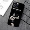 Arnold Schwarzenegger Fitness  Phone Case For Apple iPhone 15,14,13,12,11,XS,XR,X,8,7,Pro,Max,Plus,mini Silicone Black Cover