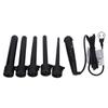 85W 5 In 1 Professional Curling Iron Fast Heating Ceramic Hair Curler Iron Wand 100‑240V Black