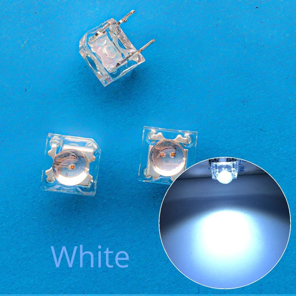 100 шт. 5 мм красный зеленый синий белый желтый купол супер флюс вода прозрачный диод пиранья 1 9 3 4 В светодиодные автомобильные лампы светодиоды светодиодные лампы