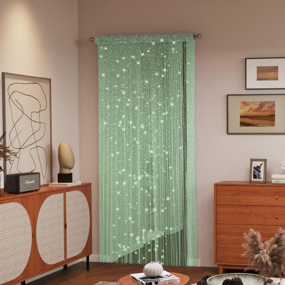 Аве Сплит Декоративная Дверная Нитяная Штора Настенная Панель Бахрома Оконная Панель Драпировки Разделитель Комнаты Жалюзи Разделитель Кисточка Ширма Дом 100см*200см