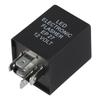 5 Pin EP27FL27 Black Electronic Flasher Relay, Flasher Flash Relay, LED Turn Indicator Flasher