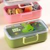 700 мл детский ланч-бокс Bento герметичная коробка для закусок мультяшный без BPA удобный контейнер для переноски детского питания для школы и приключений на свежем воздухе