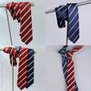 Kids Neck Tie With Stripe Pattern For Casual School Uniforms Gift
