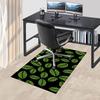 1PC leaf pattern Carpet Office Rug Mat Home Decor Area Carpet Festival Gift Office desk chair carpet Longlasting Material