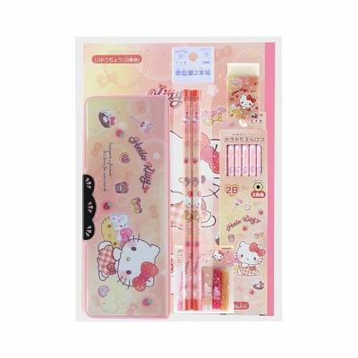 Канцелярские товары Hello Kitty Sanrio Characters Набор канцелярских товаров для новых студентов Sun-Star (S4724151)