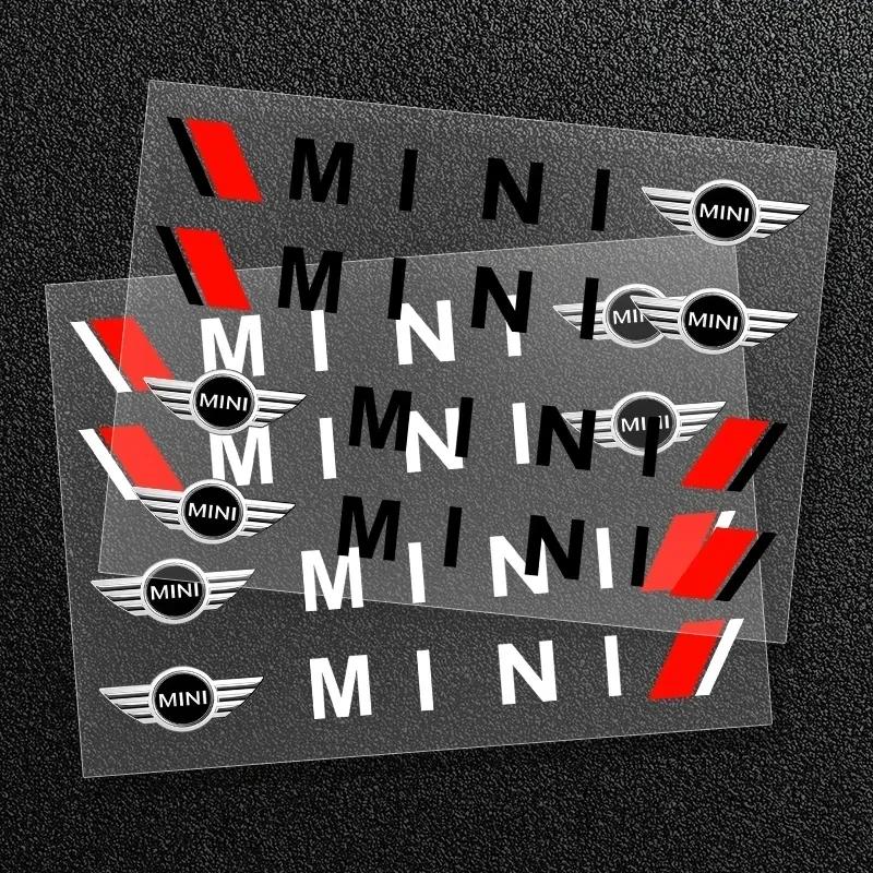 FUWP9 Hot 2025 F55 For BMW MINI Car Styling Door Handle Reflective Stickers Vinyl Decoration For BMW Mini Cooper R56 R50 R53 F56 R60