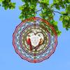 10 Inch Cardinal Memorial Wind Spinner 3D Kinetic Metal Hanging Decor Rotating Hook Heartfelt Tribute Red Cardinal Design Garden Yard Indoor
