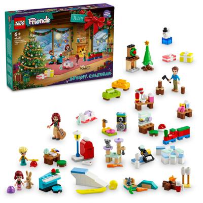 LEGO Друзья LEGO Friends Адвент-календарь 2024 Игрушки Подарки на день рождения Блоки Образовательные Рождественские Девочки Мальчики Дети 6 лет 7 лет 8 лет
