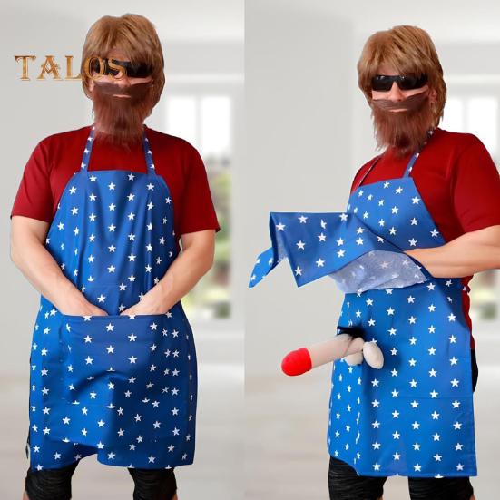 Забавный сюрприз-прикол, подарочный фартук для мужчин, регулируемые ремни, водонепроницаемый фартук для барбекю, приготовления пищи для папы, дедушки, подарка на День отца, день рождения, Рождество