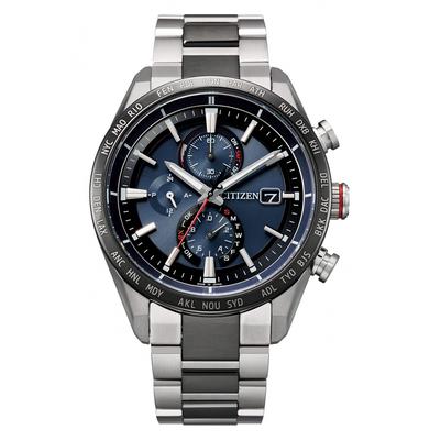 [CITIZEN] Часы ATTESA ACT Line Radio Solar Waterproof AT8186-51L мужские серебристые