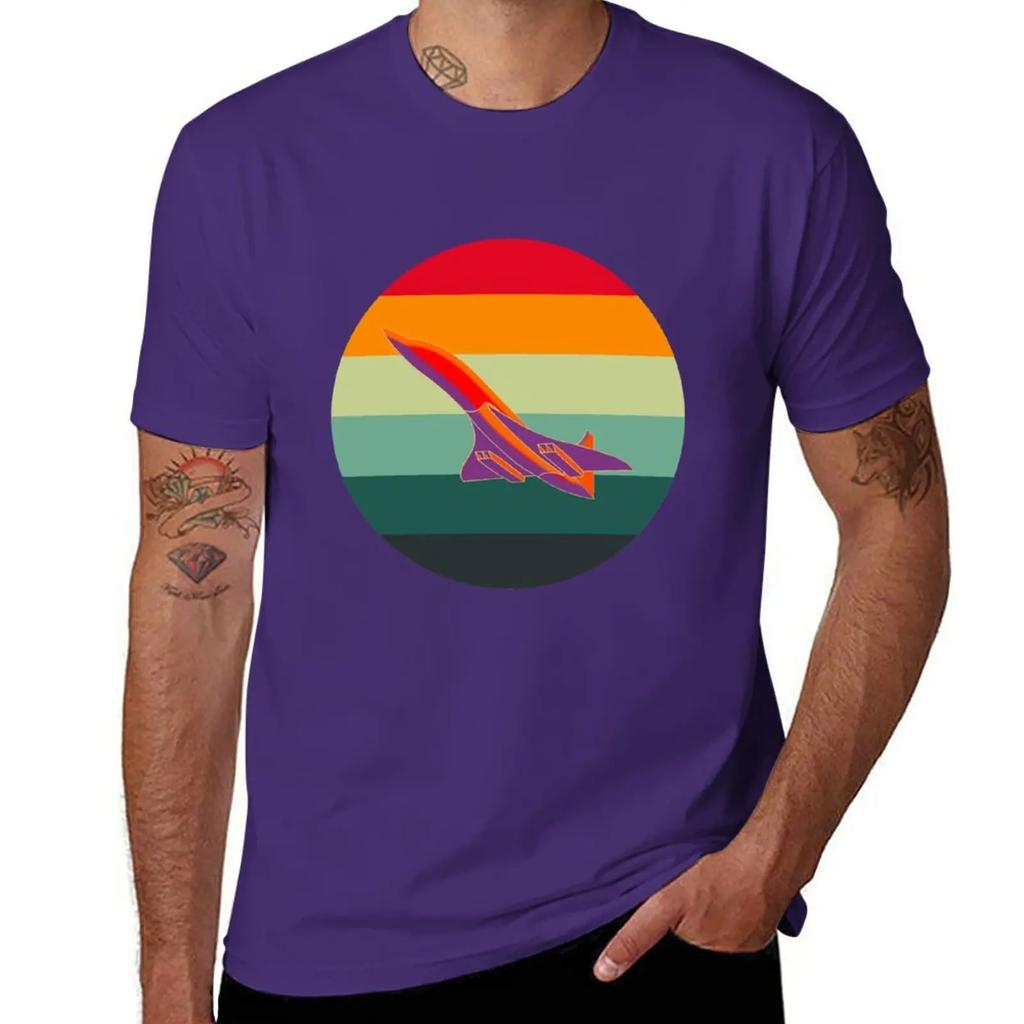 Concorde Vintage Plane Aviation 2020 T-Shirt anime clothes tees workout shirts for