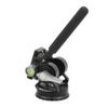 Fluid Tripod Head with Quick Release Plate and Handle Aluminum Alloy Panoramic Fluid Drag Pan Head for DSLR Cameras