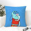 Cartoon funny beach Bikini Bottom Pillow Case linen pillow case sofa home decor cushion cover cushion cove