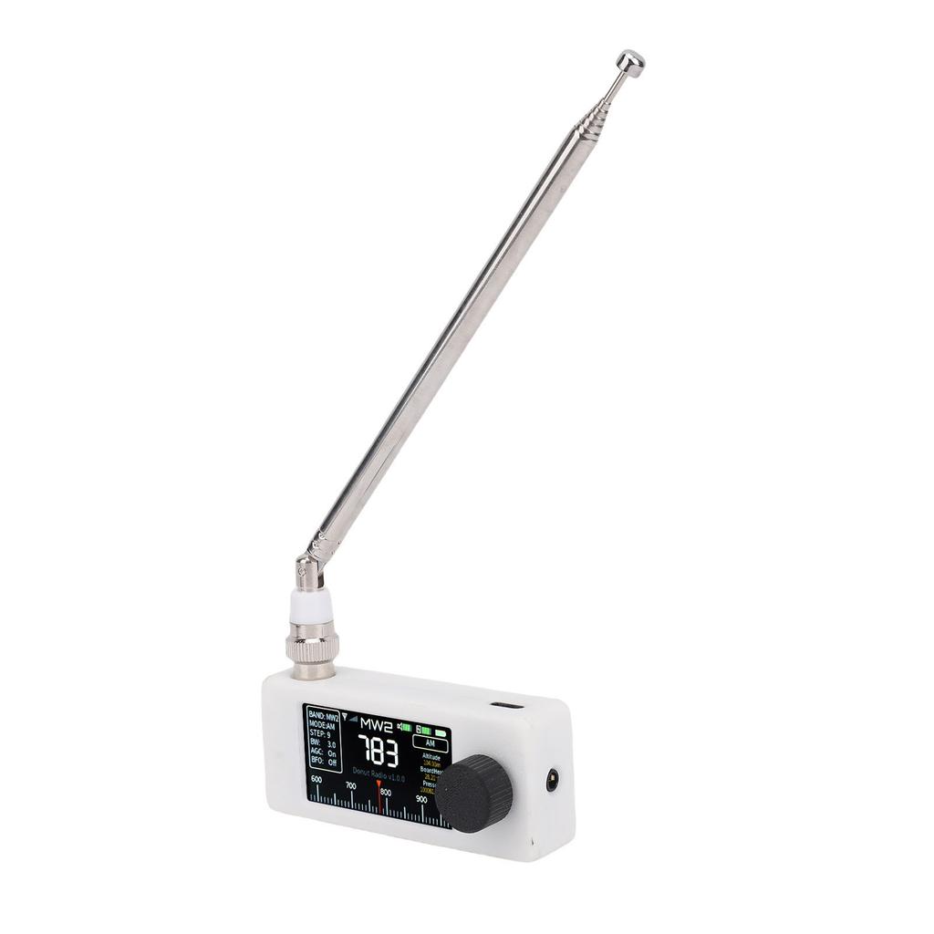 SI4732 Радиоприемник AM FM LSB USB Транзисторный Радиоприемник с 1,9-дюймовым Цветным Экраном 3,5 мм Наушники Телескопическая Антенна