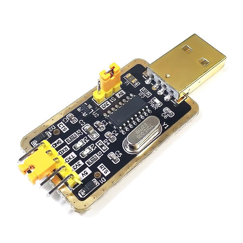 1~100Pcs Gold CH340G RS232 To USB TTL Serial Converter Module Serial Port Upgrade Board TTL Flash Cable For Receiver Upgrading