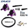 ZRACE XG Гидравлический Тормоз для Шоссе, Калипер Flat Mount, Колодки ICE-TECH, BMX Гонки, Полностью CNC, Легкий