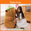 Capybara Leaf Lotus Plush Toy Soft Stuffed Animal Dolls Kids Birthday Gifts