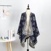 Air-Conditioned Room Thickened Shawl Female Presbyopia Double-Sided High-End Scarf Dual-Purpose Blanket Blanket Warm Cape