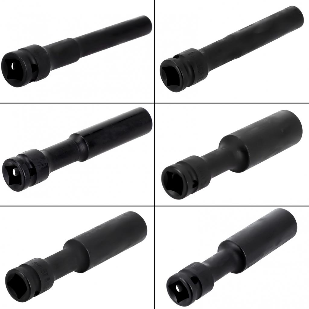 Ударный гайковерт с шестигранной головкой 1/2 дюйма, адаптер для гаечного ключа 8-24 мм