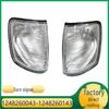 Передний указатель поворота Mercedes-Benz E-Class W124, Белый (1248260043 / 1248260143)