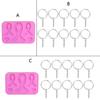 Сделай сам СПИД Рак Информированность Бант Брелок Силиконовая Эпоксидная Форма Сделай сам Орнамент Подвеска Изготовление Ювелирных Изделий Форма для Подарка Любви