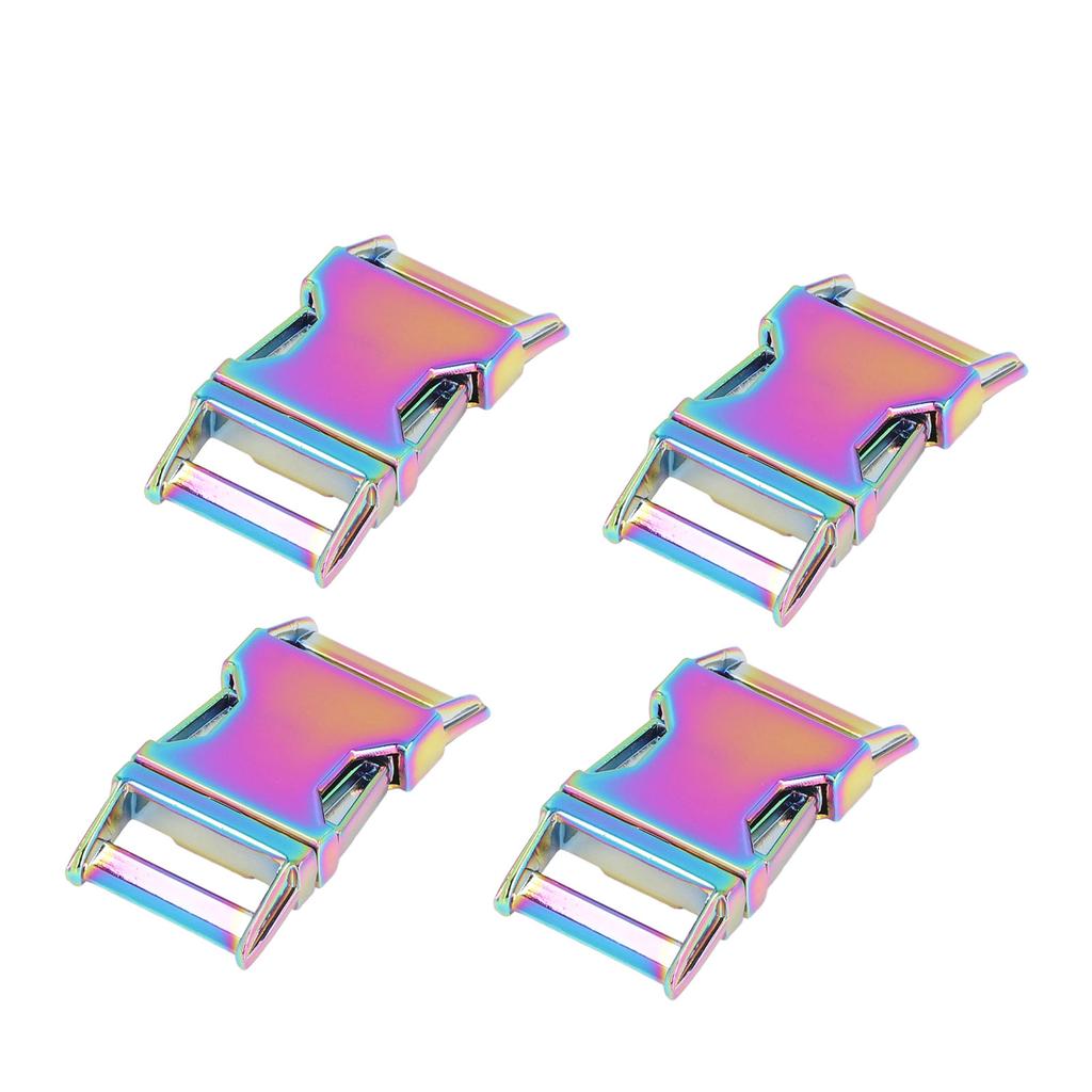 4PCS Side Relse Buckle Fine Workmanship Simple Light Weight Alloy Materials Belt Buckle