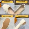 Augustine Rough Heel Single Shoes Women's 2025 New Summer New Ladies Style Retro Small Leather Shoes Mary Jane Shoes