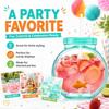 With Lid Plastic Fish Bowl Cup Translucent Green Ornament Cup For Drinks  Parties Centerpieces
