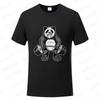 Panda Gym T-Shirts Workout Trainer Print Streetwear Men Women Fashion T Shirt Short Sleeve Clothes Funny Tees Tops Clothing