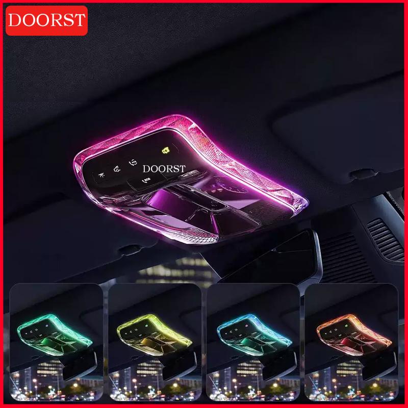 CRM1 For Mercedes Benz C GLC E Class W206 X254 W214 Crystal Reading Light Frames Decorative Stickers Interior Modification Accessorie