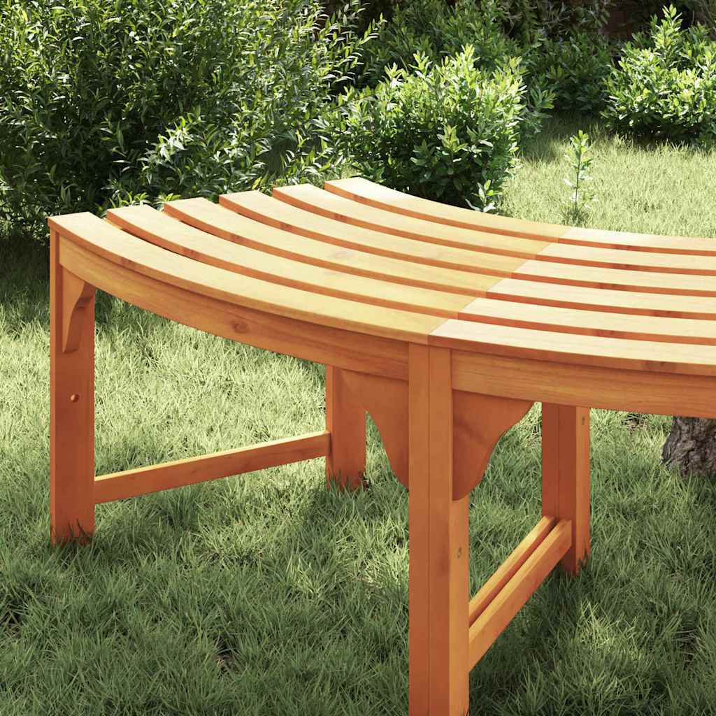Tree Bench 4 Seater 210 x 80 x 45 cm Solid Eucalyptus Wood