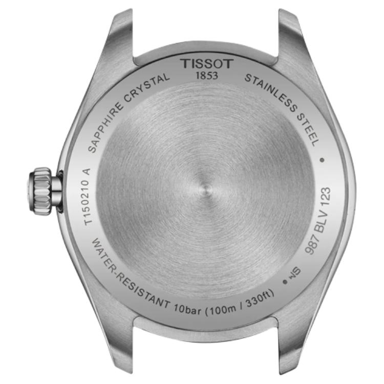 Tissot Коллекция PR100 Кварцевый механизм Женские часы/Наручные часы/Швейцарские часы 34 мм Серебристый циферблат T1502101103100