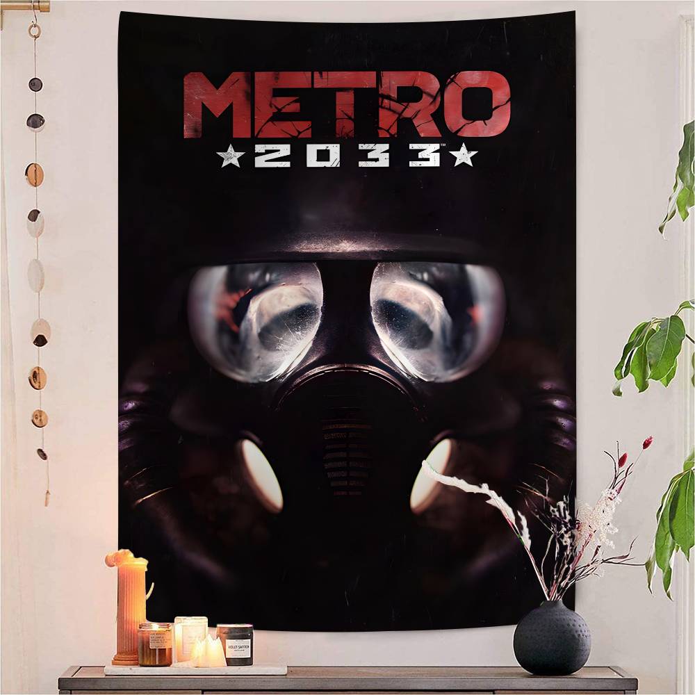 MMetro 2033 Аниме Видеоигра Подвесной Бохо Гобелен Бохо Настенные Гобелены Мандала Кавайная Декор Комнаты
