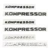 Совместимо с Mercedes-Benz C-Class/E-Class C200/C180/E300 Задний хвостовой KOMPRESSOR Наклейка-эмблема автомобиля.