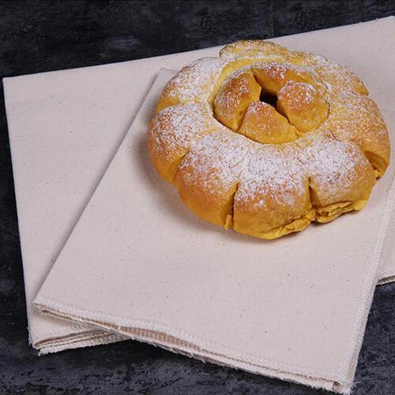 Льняная салфетка для расстойки теста Bakers Dough Couche для выпечки французского хлеба, багетов, буханок
