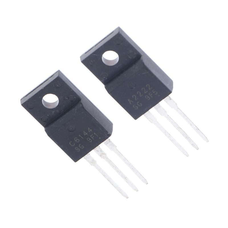 10 шт. Новые 2Sa2222 2Sc6144 To-220F 5 пар 5 шт. A2222 + 5 шт. C6144 To-220