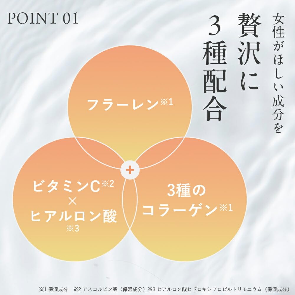 Collagen Rich FL Serum Vitamin Hyaluronic Moisturizing Dry Skin Made in Pump Popular [Official] Q'SAI (2-Pack) (Fullerene Serum, C, Acid, Collagen,