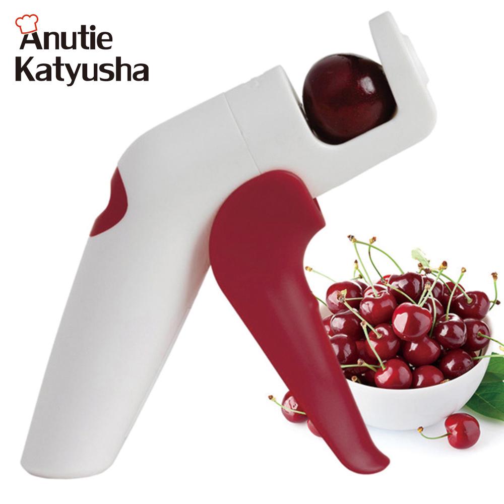 Creative Plastic Cherries Pitters Fast Seed Remover Handheld Fruit Nuclear Corer Kitchen Tools