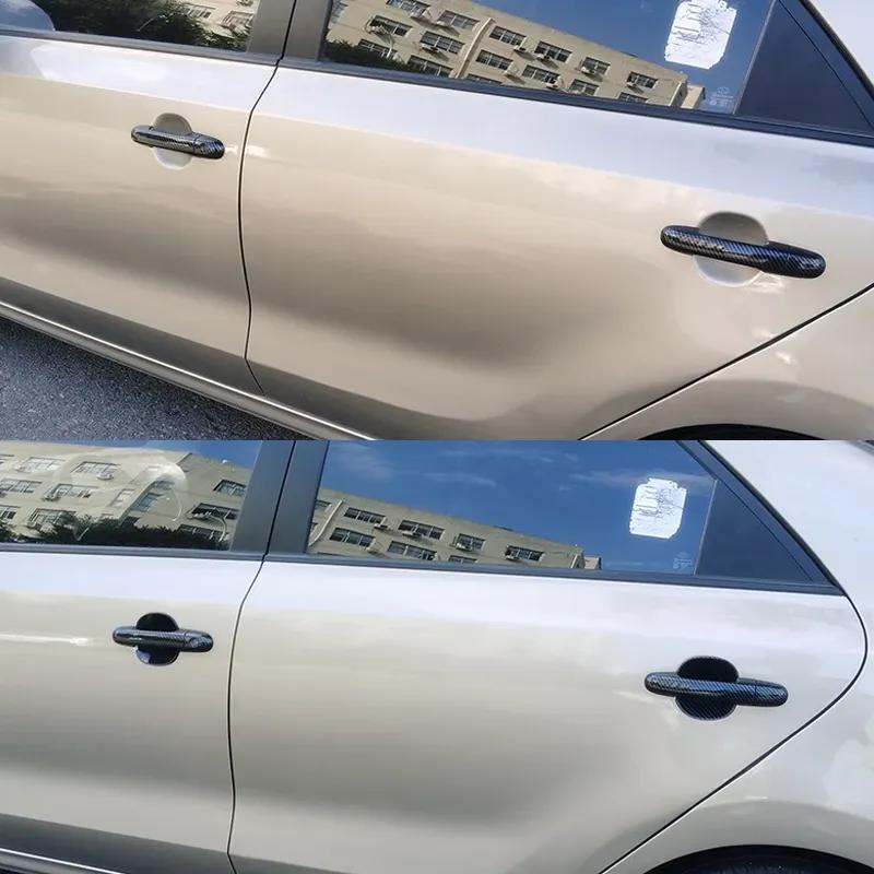 New Chrome Carbon Fiber Car Door Handle Cover Bowl Trim Stickers Overlay For Kia Forte Cerato 2009 2010 2011 2012 2013