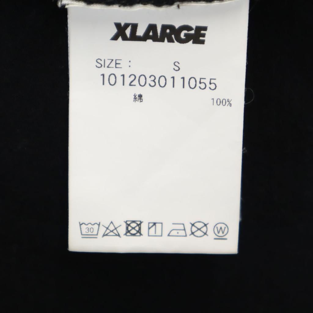 Xlarge Футболка с длинным рукавом и логотипом на спине S черная Ron T Мужская Б/У