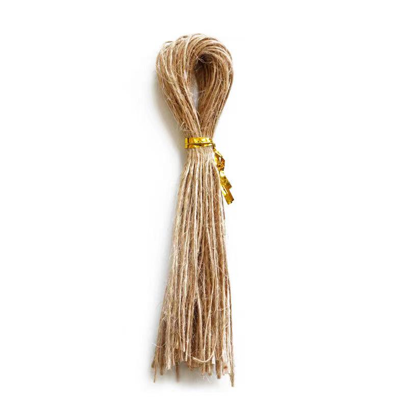 Декор для кошачьего дерева из плетеной джутовой веревки ручной работы с винтажной биркой из мешковины