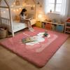Floor Mat Soft Flannel Rug Non-Slip Absorbent Mat for Bathroom Bedroom Home Decor Dental Clinic Novelty Tooth Anime
