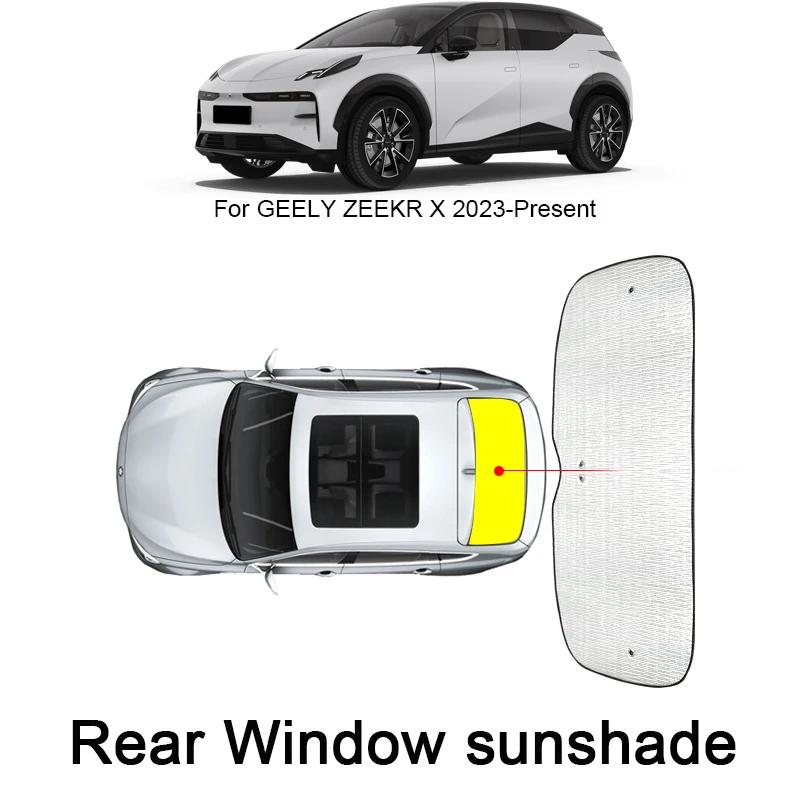 Car Sunshades UV Protection Cover Side Window Curtain Sun Shade Visor Mat Windshield Accessories For GEELY ZEEKR X -Present