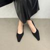 Fashion Soft and Comfortable Women's Flat Shoes 2024 Autumn Casual Fashion Pointed Toe Women Shoes Simple Versatile Shallow Mouth Shoes