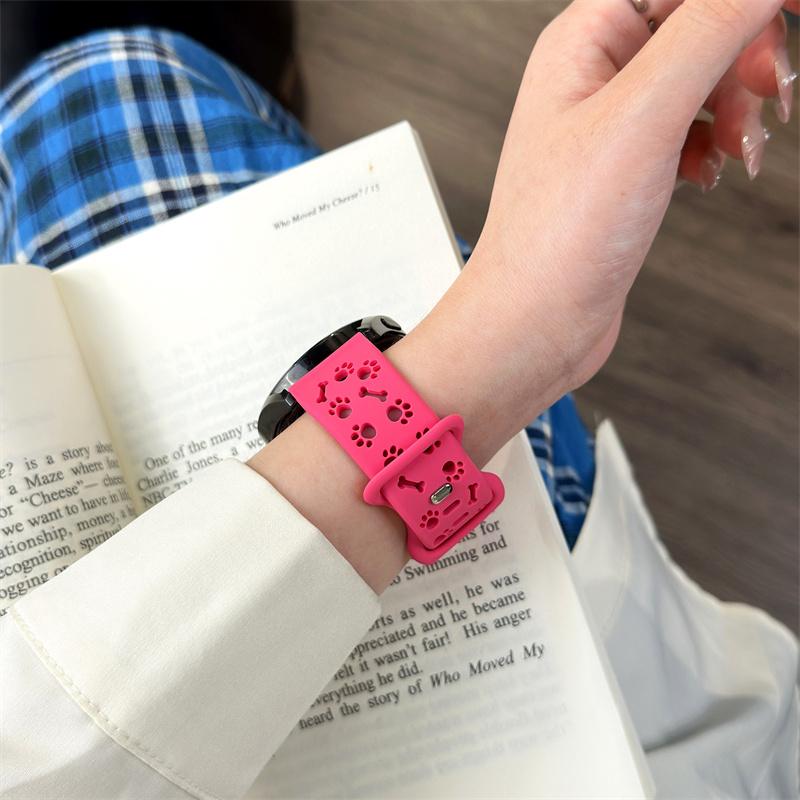 Гравированный ремешок для часов, мягкий дышащий спортивный ремешок 18/20/22 мм, совместимый с Amazfit Huawei Samsung oppo xiaomi