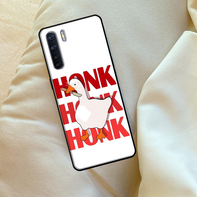 Мультяшный забавный чехол-гусь для Oppo A6 A5 Pro A15 A57 A17 A54 A74 A94 A76 A16 A96 A40 A60 A80 A18 A38 A58 A78 A98